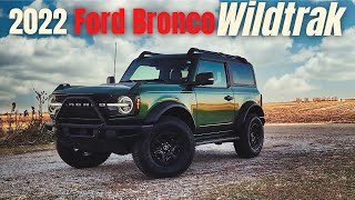 2022 Ford Bronco Wildtrak 2 Door  Explosive Eruption Green [upl. by Balbur]