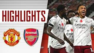 HIGHLIGHTS  Man Utd vs Arsenal 01  Aubameyang penalty earns victory at Old Trafford [upl. by Suoiradal]