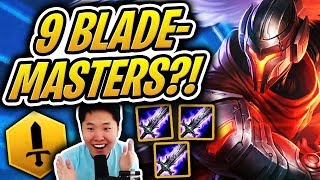 THE 9 BLADEMASTER DREAM  Teamfight Tactics  TFT  League of Legends Auto Chess [upl. by Whitebook978]