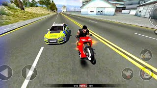 Xtreme motorbike accident with bus Bangladesh highway city road offline video ladybiker777 [upl. by Aennil361]