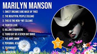 Best Songs of Marilyn Manson full album 2024  Top 10 songs [upl. by Robbyn]