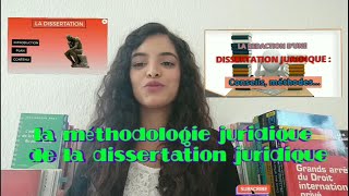 La méthodologie juridique de la dissertation juridique [upl. by Akeihsal]