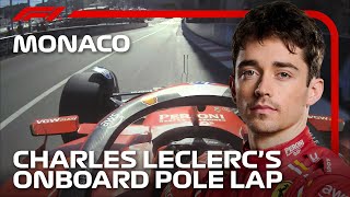 Charles Leclerc’s Pole Lap  2024 Monaco Grand Prix  Pirelli [upl. by Wenz]