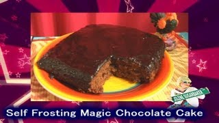 Self Frosting Magic Chocolate Cake [upl. by Oicor828]