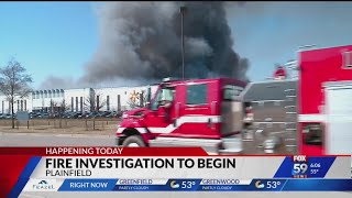 Investigation to begin in Plainfield Walmart distribution center fire [upl. by Nicodemus]