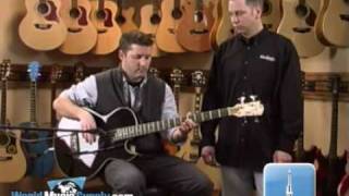 Washburn AcousticElectric Bass AB10 Demo [upl. by Hollerman]