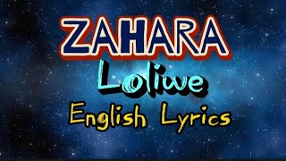 Zahara loliwe lyrics [upl. by Rolyks]