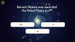 quotFill in the Blanks Presidential Trivia with a Twist of Grammarquot triviatreasures grammarquiz [upl. by Terrag]