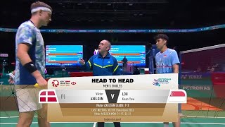 R32  MS  Victor Axelsen DEN vs Loh Kean Yew SGP  Malaysia Open 2024 [upl. by Albarran]