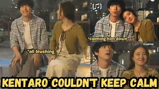 Kentaro couldnt keep calm after his kissing scene with Seyoung Couldnt look in eyes after kiss [upl. by Jochbed]