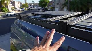 Strata Roof Rack Fiamma F45s Awning Installation [upl. by Aratal237]