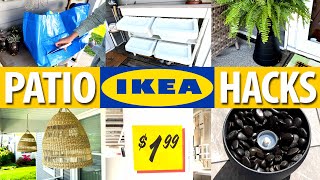 10 IKEA HACKS for your outdoor patio… quick and easy [upl. by Platt279]