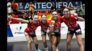 🇪🇸🏐 Guerreras España ganan Mundial Balonmano en Antequera [upl. by Eudo]