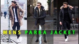 parka jacket men  parka jacket outfit  how to style a parka jacket shorts [upl. by Aicenaj]