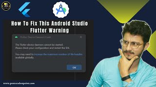 Increase the maximum number of file handles available  Android Studio Flutter Device Daemon Crash [upl. by Eibob]