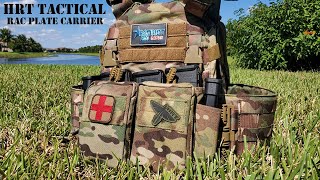 HRT RAC Plate Carrier wCummerbund amp Maximus Placard Review [upl. by Einitsed]