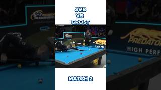 break and runout for grost vs svb match 2 biliar billiards shorts [upl. by Iznik]