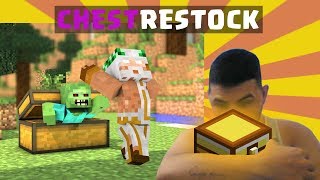 Minecraft Plugin Tutorial ChestRestock [upl. by Refeinnej]