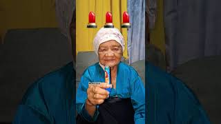 Great Grandmother👵Eating Food Emoji Challenge💄💄💄eatingemojichallenge makan food shorts [upl. by Aeet836]