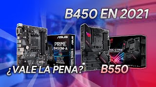 B450 vs B550 ¿Vale la pena la B450 en 2021 [upl. by Yleoj196]