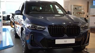 BMW X3 xDrive 20d Phytonic Blue metallic  Halliwell Jones [upl. by Eilsehc]