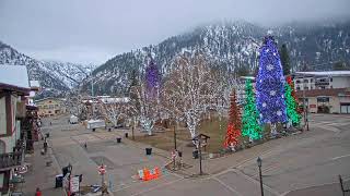 Leavenworth Washington Live Webcam from Kris Kringl [upl. by Airitak451]