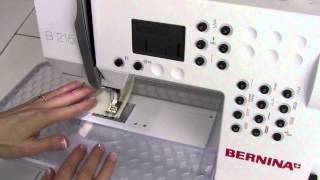 Bernina 215 06 Slide on Table amp Starting to Sew [upl. by Caniff]