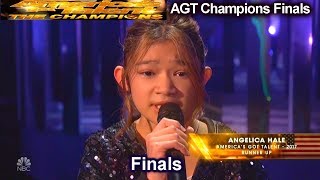 Angelica Hale sings Impossible AMAZING AGAIN  Americas Got Talent Champions Finals AGT [upl. by Klute]