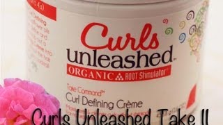 Curls Unleashed Curl Defining Creme Take II [upl. by Anelaj]