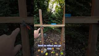 DIY How to Build A Perfectly Level Wood Fence With Basic 🧰 Tools diyfence fencebuilding fences [upl. by Ttreve617]