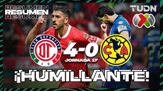 HIGHLIGHTS  Toluca 40 América  Liga Mx AP2024  J16  TUDN [upl. by Aley936]