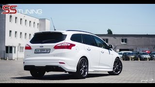 Rollon 60170 Stock 10 Ford EcoBoost 100 bhp vs WOLF chiptuned 150 bhp Focus Wagon [upl. by Anema]