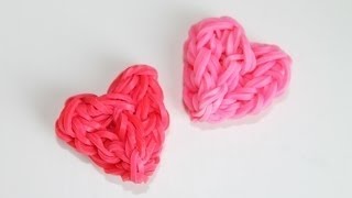 Tutorial  Hoe maak je een hartje met fun loom [upl. by Elroy879]