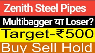 zenith steel pipes amp industries share latest news  Zenith birla share analysis Target pennystocks [upl. by Laehcar]