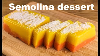 Semolina dessert [upl. by Rennane]