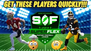 Fantasy Football Week 8SuperFlex [upl. by Lefton135]