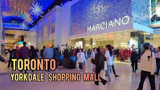 Toronto Yorkdale Shopping Centre Mall Toronto Canada 4k [upl. by Anayet]