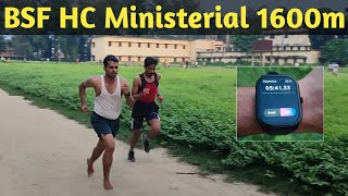 BSF Head Constable Ministerial 2024 1600m  Head Constable Ministerial Running video 1600m bsf [upl. by Westmoreland225]