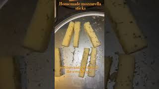 howto make homemade mozzarella cheese sticks from scratch ￼ [upl. by Nettirb]