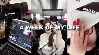 A WEEK OF MY LIFE nails shopping skincare uni tour etc [upl. by Eibot792]