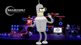 Bender for President  Light Show sequence 2024 [upl. by Ulah]