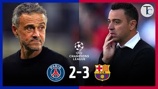 PSG 23 BARCELLONA  ANALISI TATTICA CHAMPIONS LEAGUE 2024 [upl. by Tedi870]