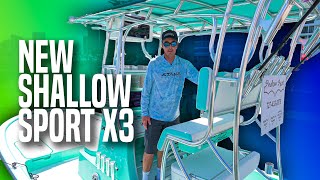 Miami International Boat Show 2022  SHALLOW SPORT X3  Capt Nick Stanczyks NEW BOAT [upl. by Llertniuq410]