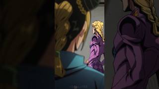 Jolyne Meets Her Great Grand Uncle Giorno Giovanna 「JoJos Bizarre Adventure Stone Ocean」 [upl. by Ahsehyt594]