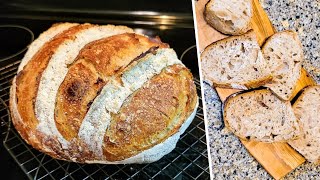 SAMEDAY Sourdough Bread  No Kneading No Fancy Tools😎 [upl. by Beasley]