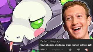 This Guy Has Been Asking For A Grock Gameplay For 5 Days Straight So Lets Do It  Grock ML [upl. by Haceber]