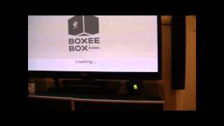 Boxee Box by Dlink  Uppstart av Boxee Box [upl. by Aikam]