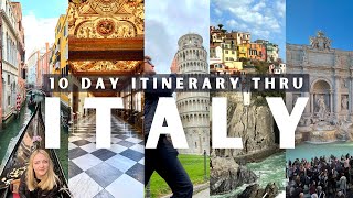 Italy in 10 days  Travel Guide and Itinerary [upl. by Aluino334]