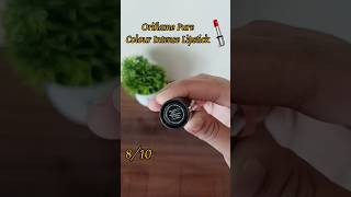 Oriflame pure colour Intense Lipstick Swatch and review not sponsored lipstick Shorts makeup [upl. by Rhodes]