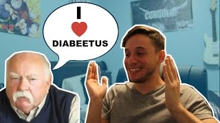 REACT  Wilford Brimley on the Benefits of Diabetes [upl. by Barthel]